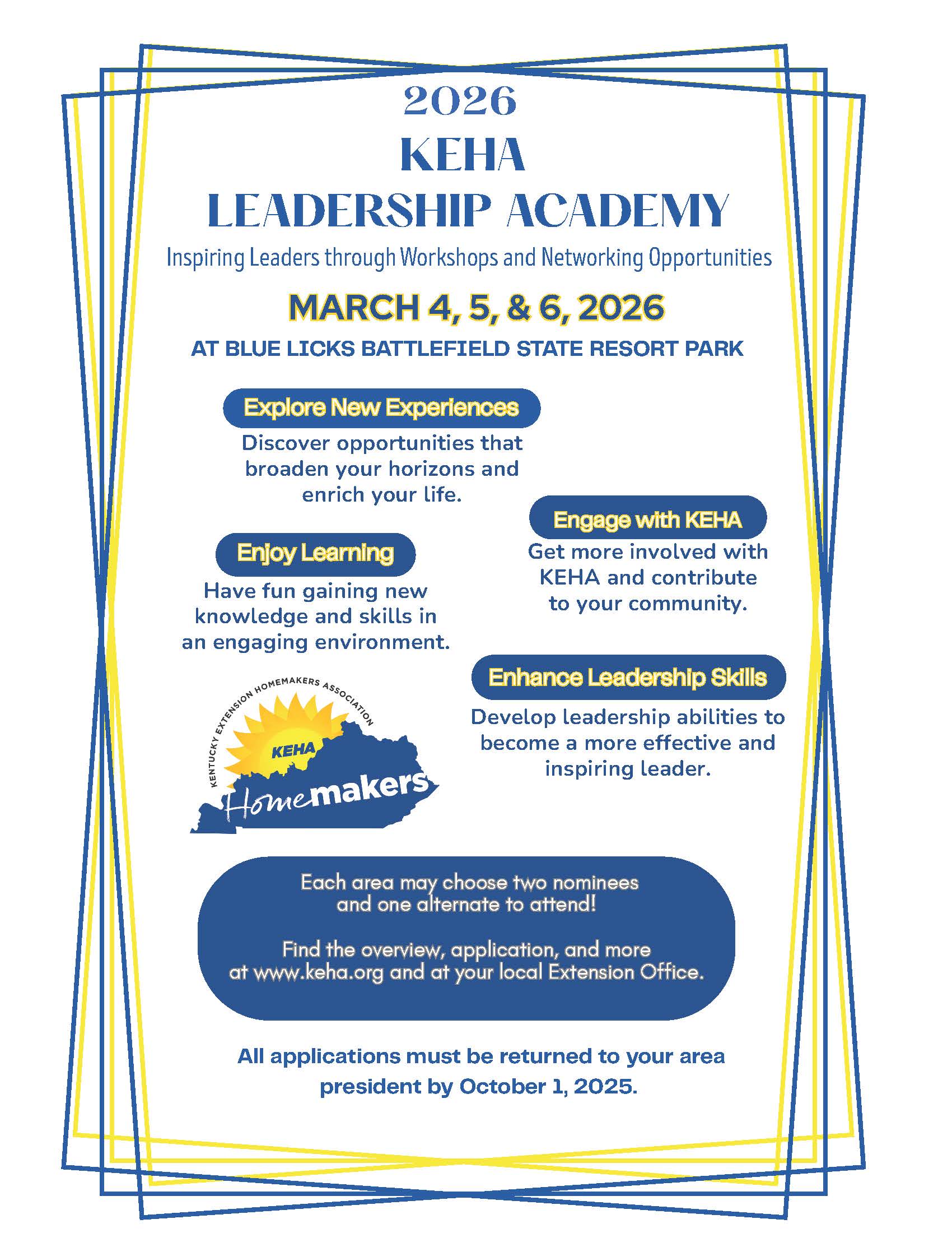 2026 KEHA leadership academy flier