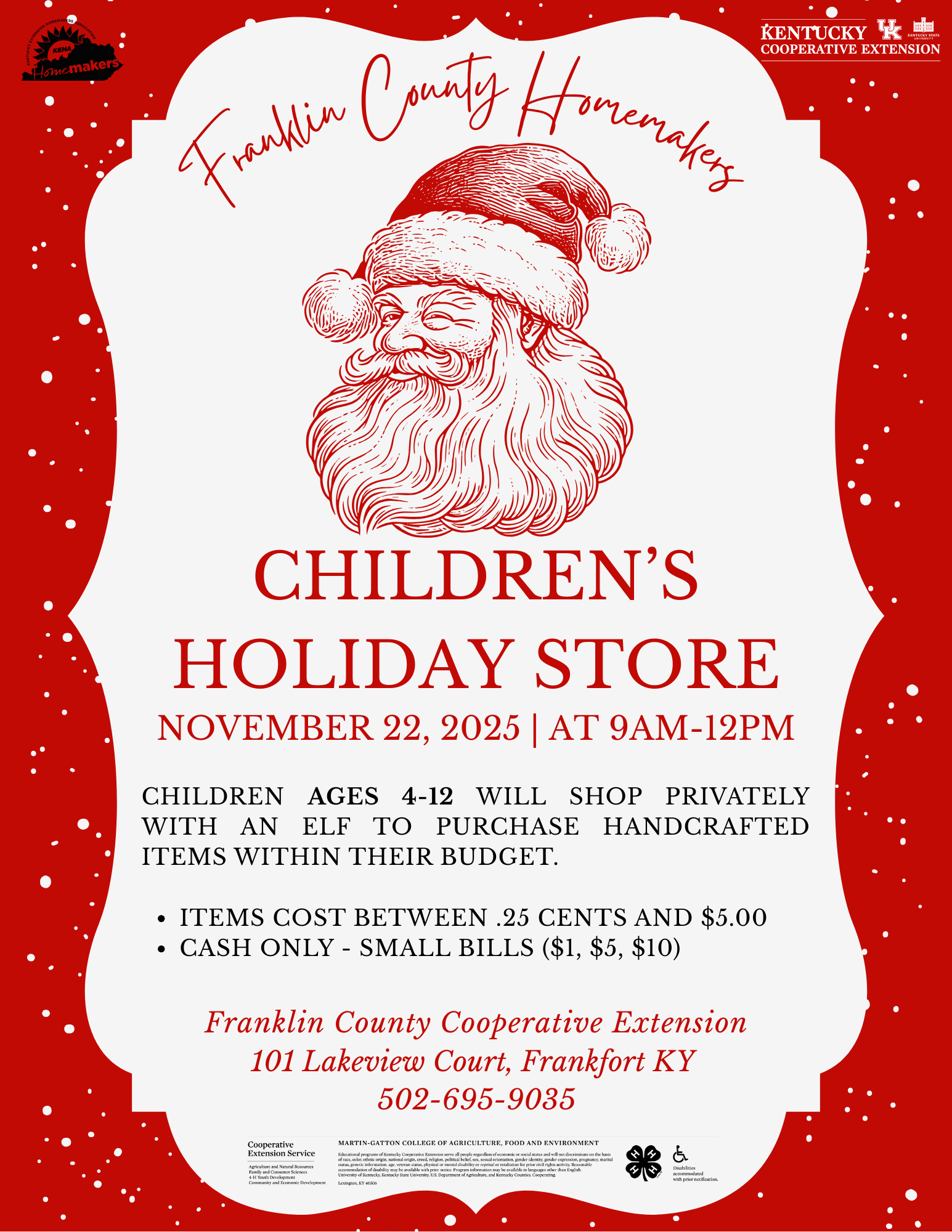 children's holiday store